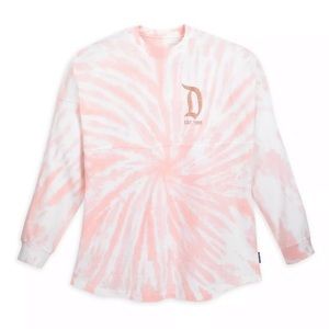 NEW DISNEYLAND pink tie dye spirit jersey